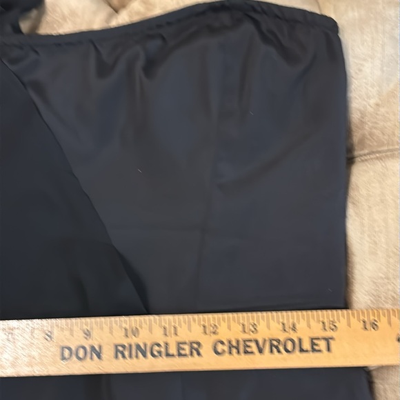 VOLCOM PARTY OF DOTS ONE SHOULDER BLACK DRESS SIZE M/12 - Picture 6 of 12